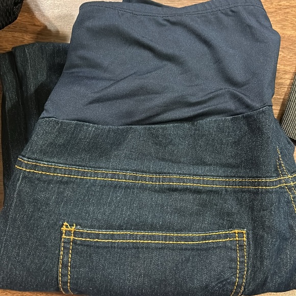 NWOT  Times ❤️ Two Maternity Jeans Sz L - Picture 9 of 9